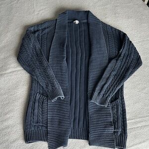 Cable Knit Open Front Women's Sweater from Urban Outfitters